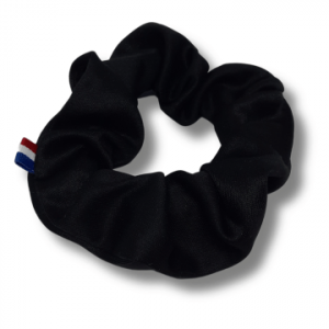 Chouchou cheveux jersey couleur noire made in france